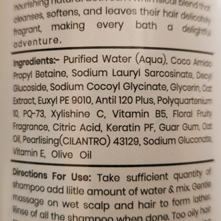 Syoat Kids Shampoo ingredients list